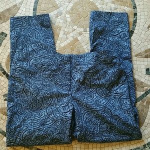 J.Jill blue ankle trouser 10